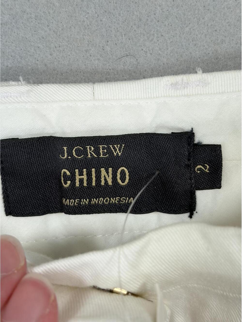 NWT J. Crew 4" White Chino Shorts Size 2 Preppy Coastal Classic Summer Staple - Picture 5 of 12
